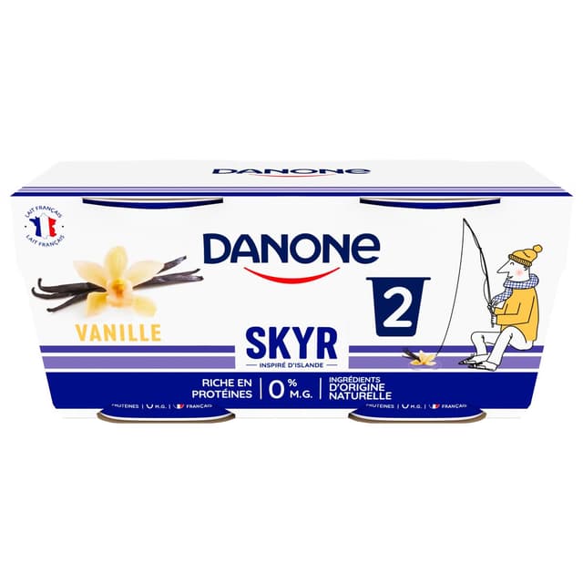 3033491916533 - Les Danone Du Monde - Skyr Vanille 0%mg