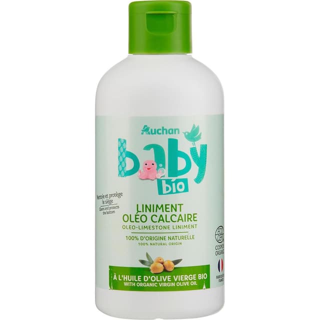 3596710537433 - Auchan Baby Bio - Liniment oléo-calcaire à l'huilde l'olive bio