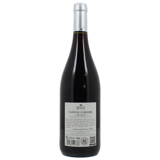 3454781517733 - Cabardès AOC - Château Lorgeril rouge