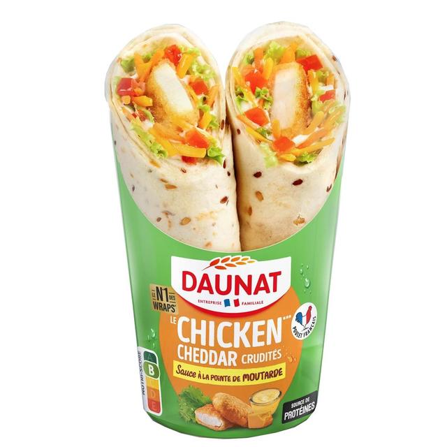 3367651008333 - DAUNAT - Wrap Poulet Cheddar