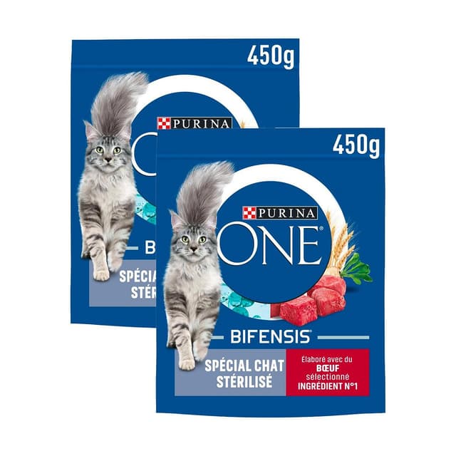 2050000418433 - Purina - One - Croquettes Boeuf pour chat adulte stérilisé