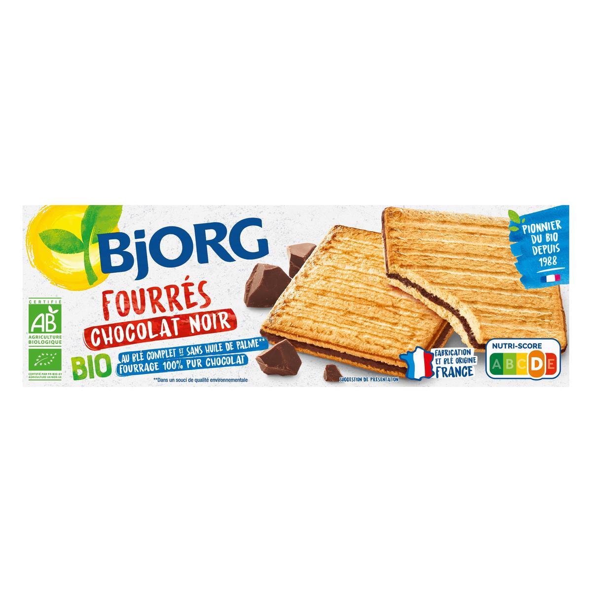 3229820100234 - Bjorg - Fourrés au chocolat noir bio
