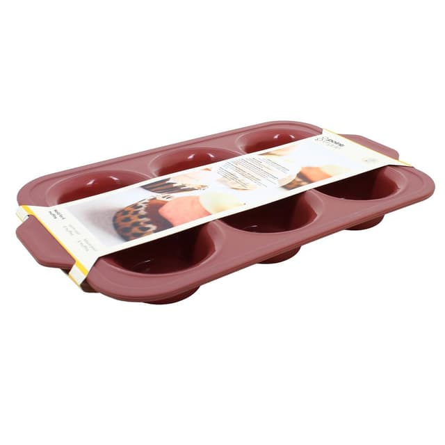 5404035721834 - Point virgule - Moule pour 6 muffins Vintage Maroon 