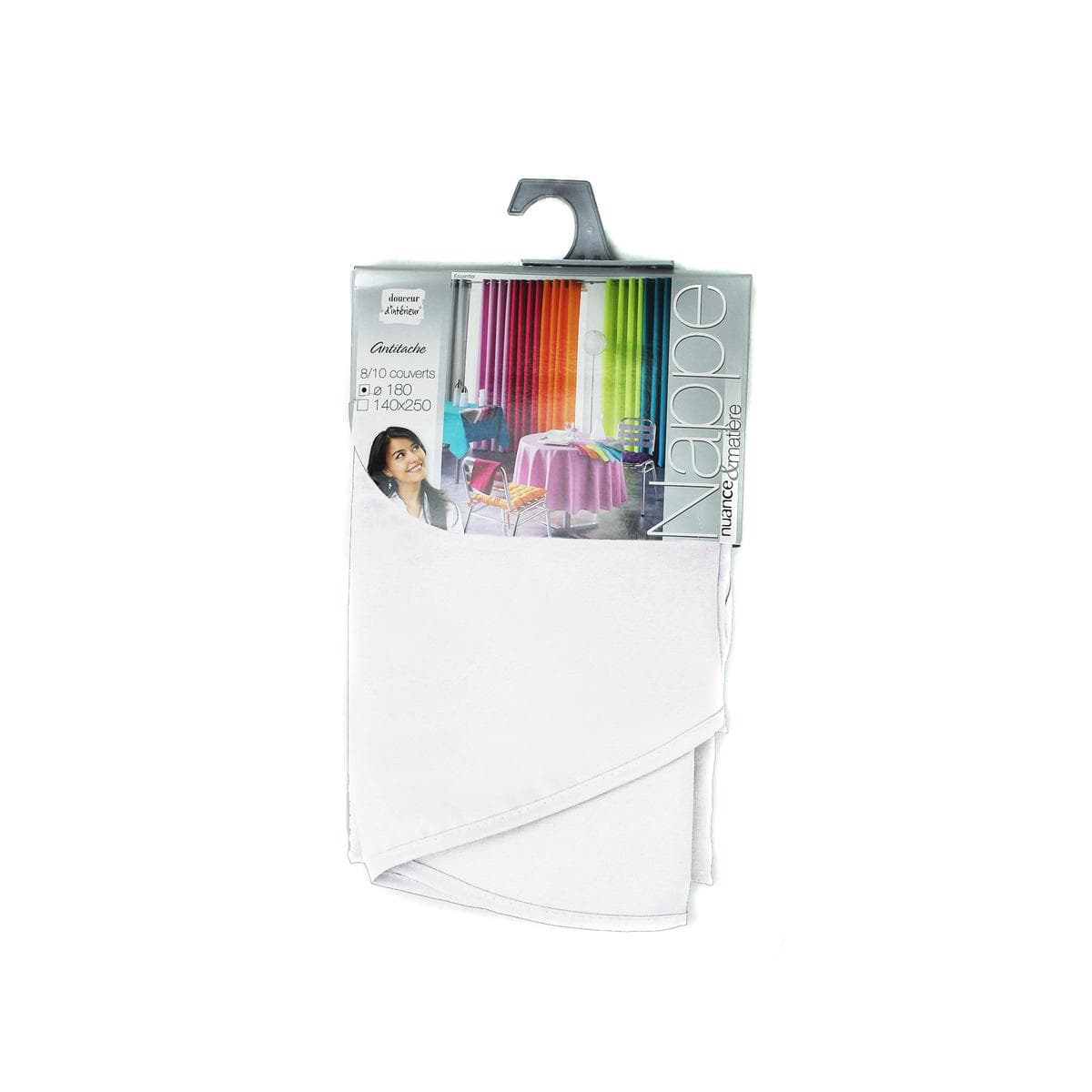 Douceur d'Intérieur - Nappe ronde Jacala - Bleu - - 25.99