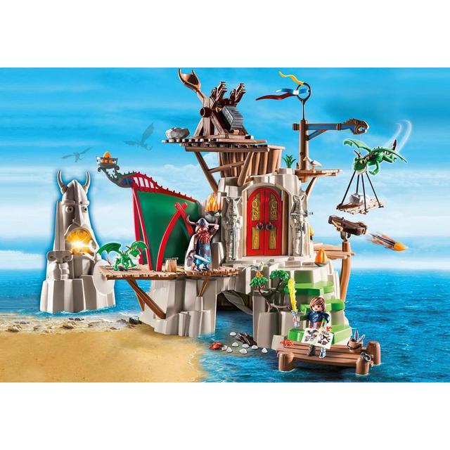 4008789092434 - PLAYMOBIL® Dragons - Campement de l'ile de Beurk