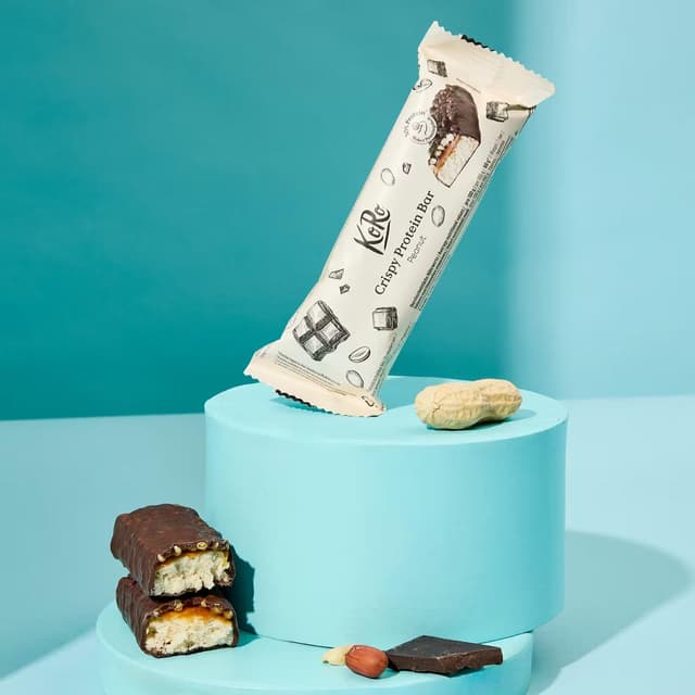 4255582812534 - Koro - Barre protéinée crunchy cacahuète