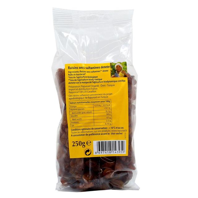 8697418143034 - Rapunzel - Raisins Sultanines Bio
