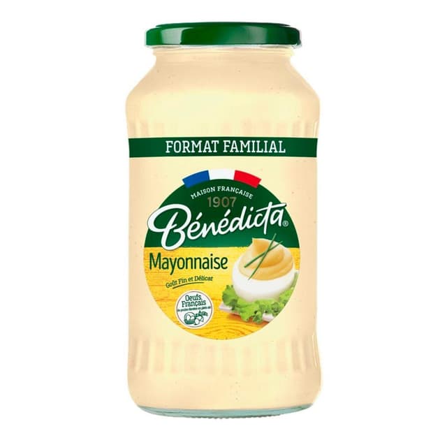 3660603083434 - Bénédicta - Mayonnaise Nature en Bocal
