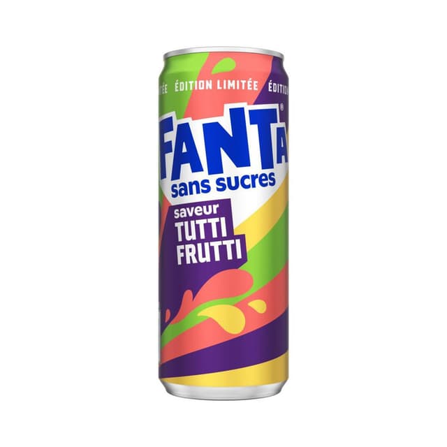 5449000334534 - Fanta - Boisson gazeuse aromatisée tutti frutti sans sucres