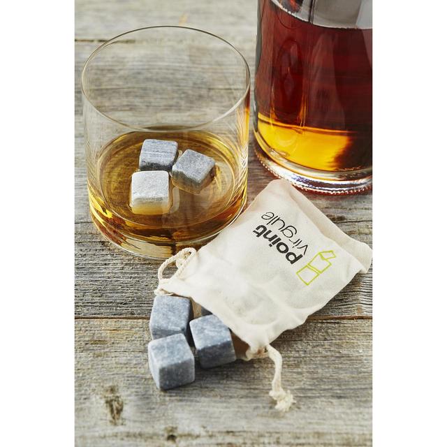 5420059804834 - Point virgule - Set de 9 glaçons en pierre avec pochette