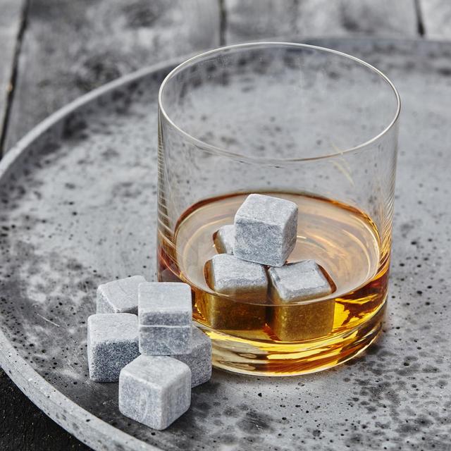 5420059804834 - Point virgule - Set de 9 glaçons en pierre avec pochette