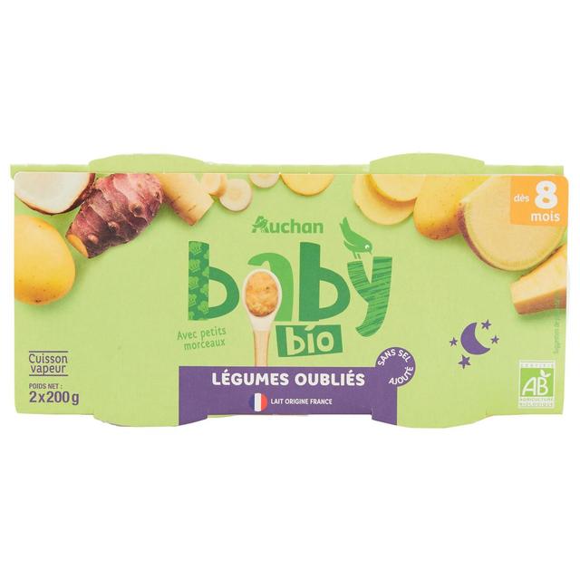 3596710515134 - Auchan Baby Bio - Légumes oubliés Bio Bol bébé dès 8 mois