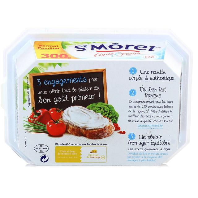 3272770095334 - Saint Moret - Fromage frais nature léger  8%mg