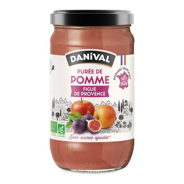 3431590015834 - Danival - Purée Pomme Figue bio, origine France