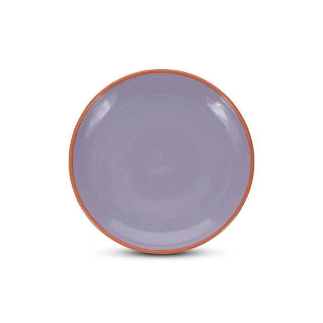 5410595775934 - Collection Duo - Assiette plate 18xH2,5cm violet/orange Duo