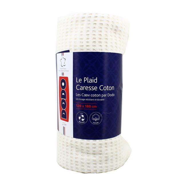 3307419707634 - Dodo - Plaid nature laine naturel 