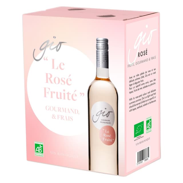 3514123138634 - Vin De France rosé - Gérard Bertrand, cuvée Gio Bio