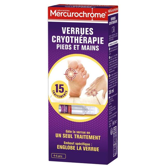 3160920509834 - Mercurochrome - Cryothérapie verrues