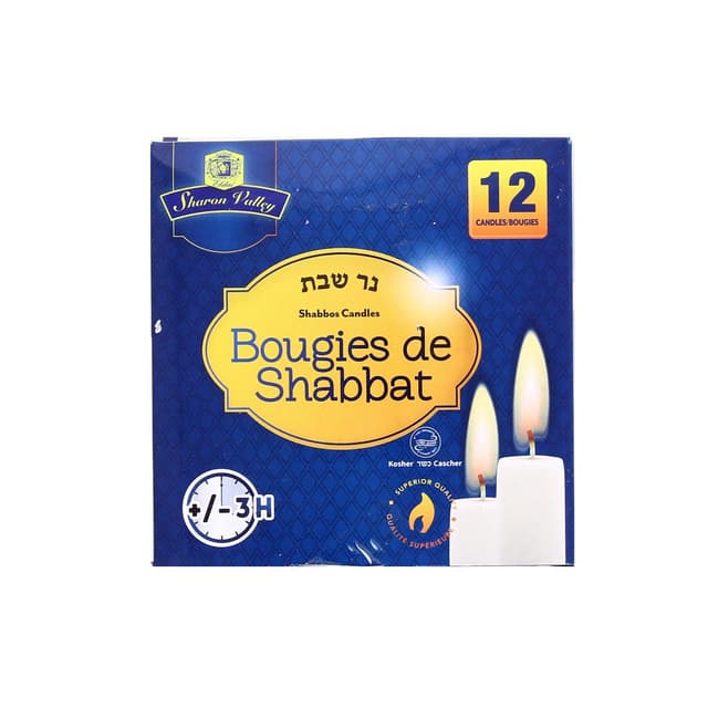 3564040020635 - Sharon Valley - Bougies de Shabbat