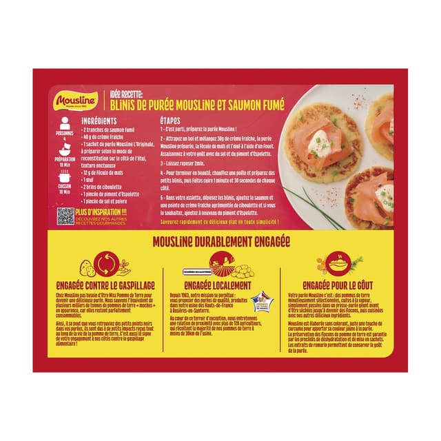 3760381260635 - Mousline - Purée Nature