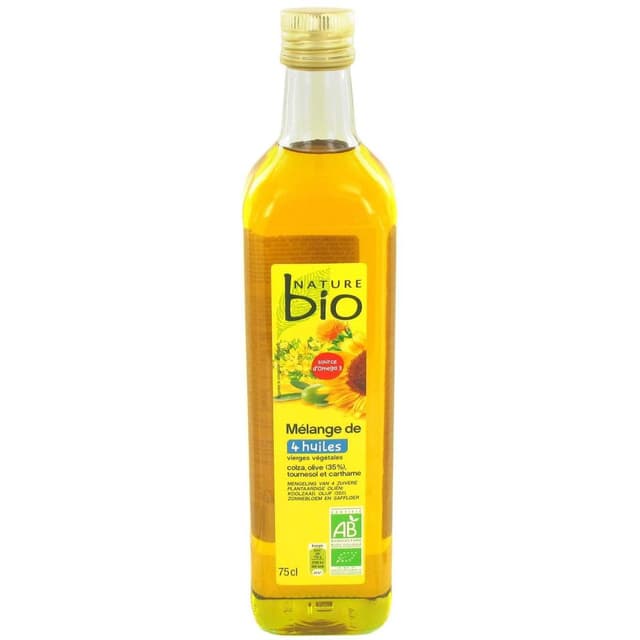 3257986040835 - Nature Bio - Mélange de 4 Huiles bio 