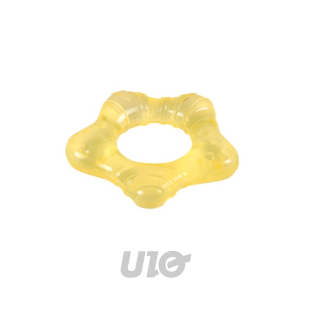 3574380061335 - BEBE DOUCEUR - Anneau de Dentition Réfrigérant Étoile 11cm Jaune