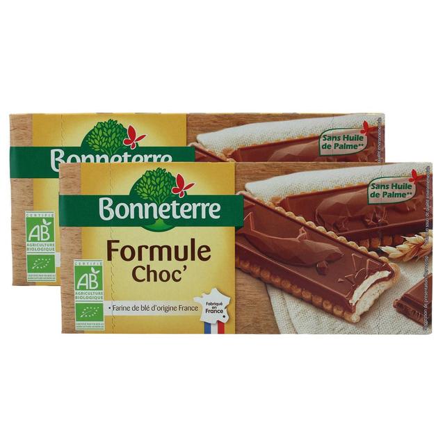 2050000383335 - Bonneterre - Formule Choc' - Biscuit chocolat lait et fourrage lait bio