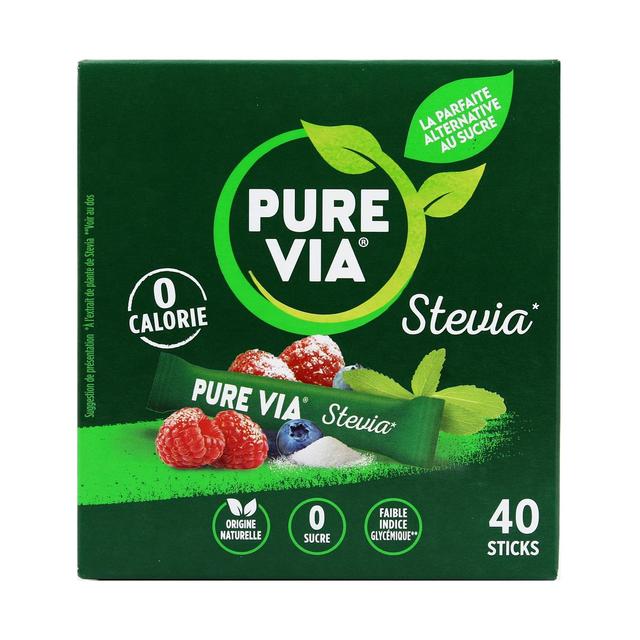 3329757003735 - Pure Via - Stevia en stick x 40