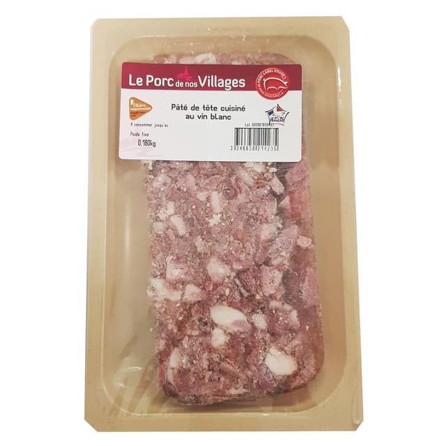3346650214235 - Le Porc de nos Villages - Pâté de Tête au Vin Blanc
