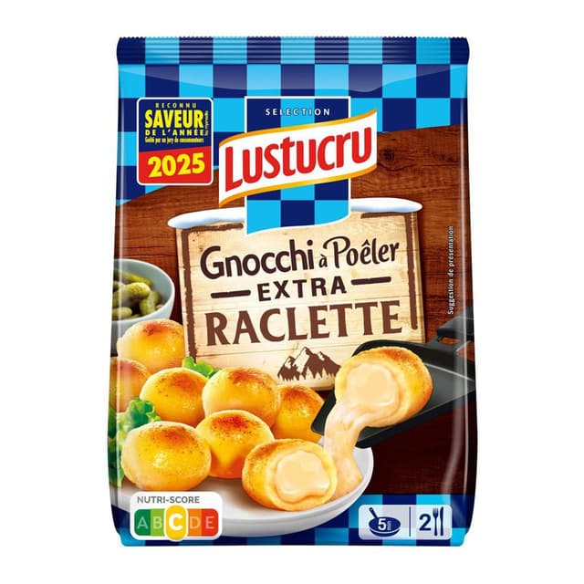 3240931544335 - Lustucru - Gnocchi à Poêler Extra Raclette
