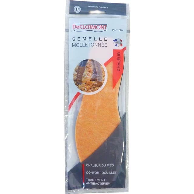 3428070604435 - De Clermont - 1 paire semelle molletonnées 