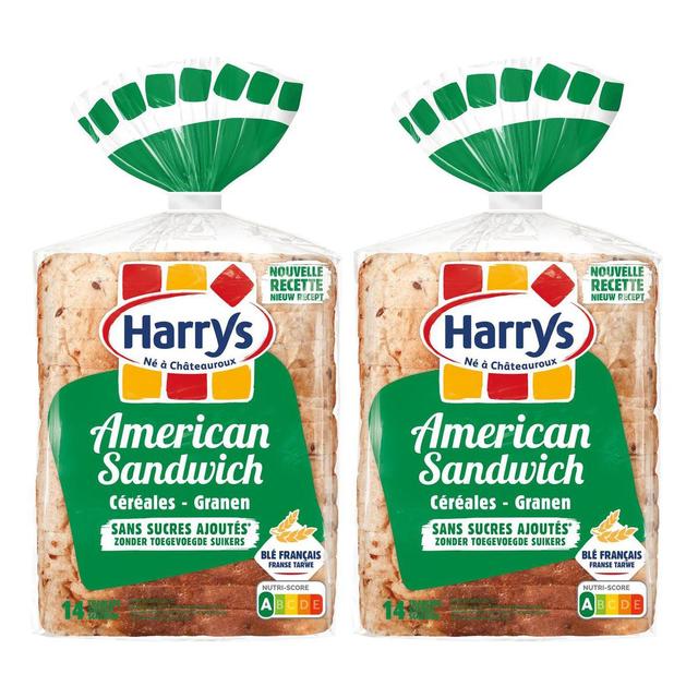 2050000395635 - Harrys - Pain de mie American Sandwich Céréales