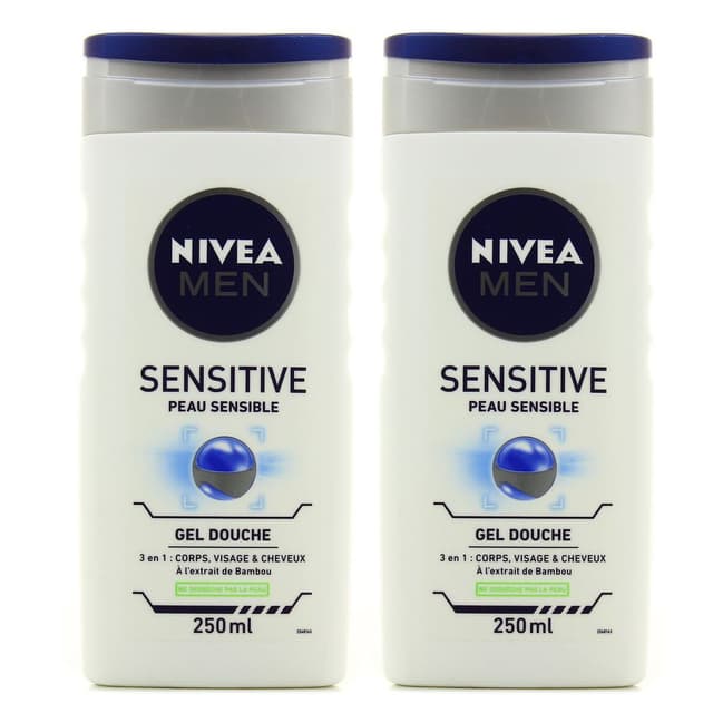 2050000329135 - Nivea Men - Gel douche 3en1 Sensitive