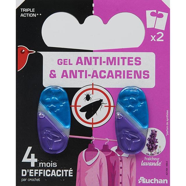 3596710389735 - Auchan - Gel anti-mites et anti-acariens fraîcheur lavande