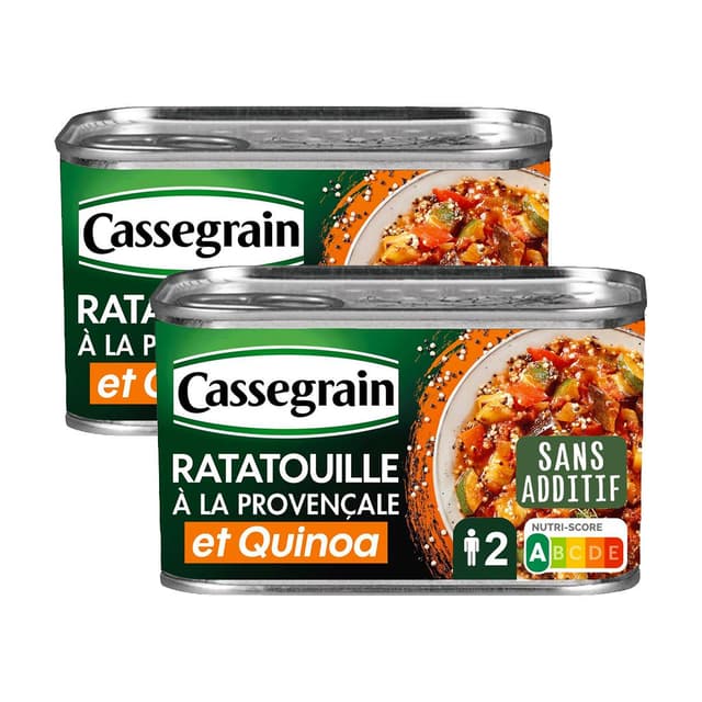 2050000419935 - Cassegrain - Légumes et quinoa cuisinés à la provençale 