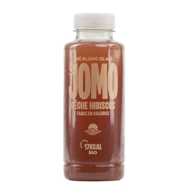 3701260600036 - Jomo - Thé blanc glacé pêche hibiscus Bio