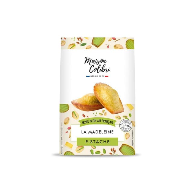 3700157521836 - Maison Colibri - Madeleine Pistache pur beurre 