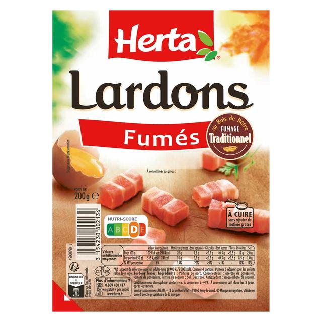3154230802136 - Herta - Lardons Fumés