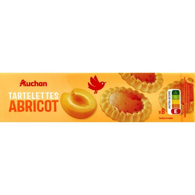 3596710492336 - Auchan - Tartelettes Ronde Abricot