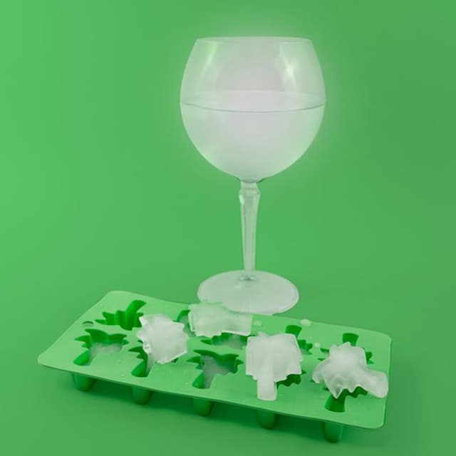 5404035722336 - Dotz - Moule à glaçons en silicone platine palmier