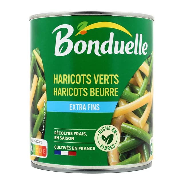 3083681192636 - Bonduelle - Duo de haricots verts et beurre extra-fins