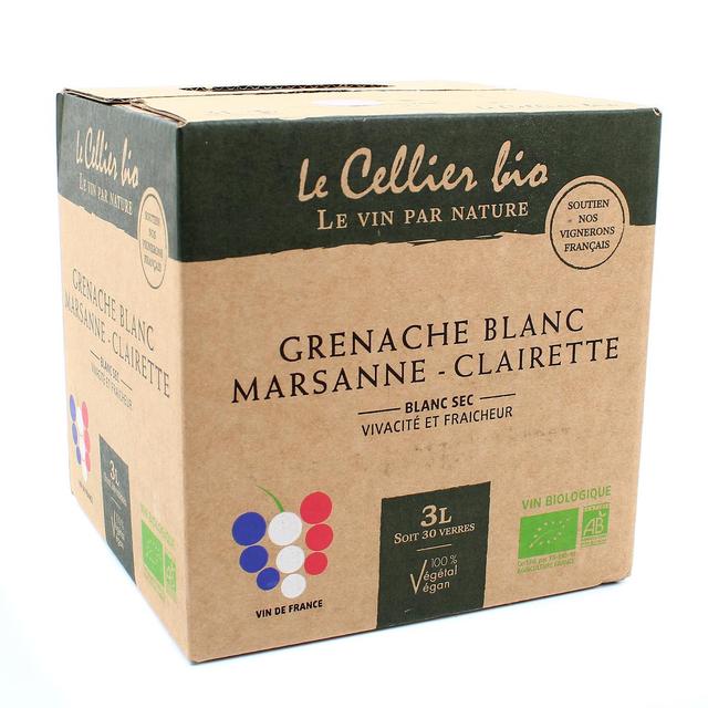 3760056653236 - Grenache blanc - Marsanne - Clairette - Le Cellier Bio 12.5°