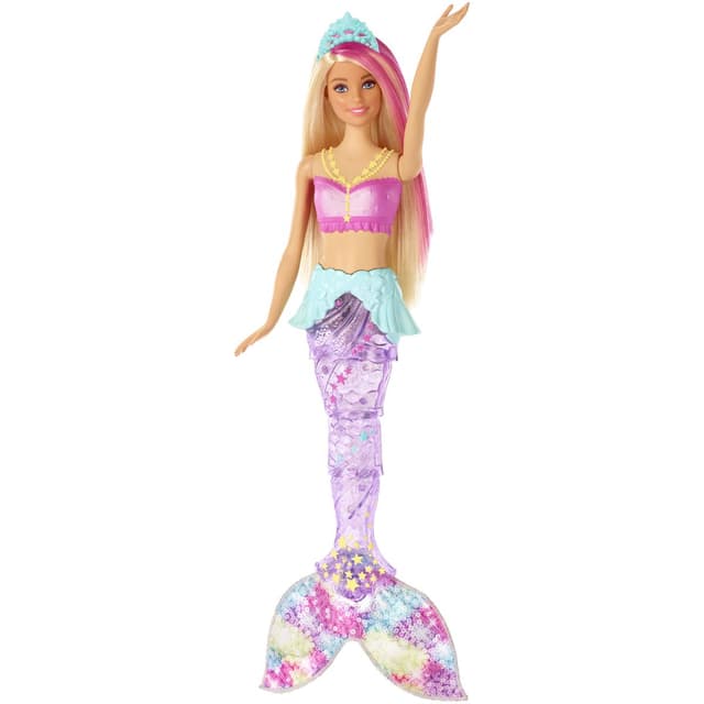 0887961765236 - Barbie - Mattel - Sirène lumières et danse aquatique- Barbie- GFL82