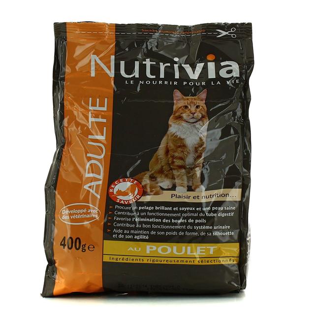 3423072525436 - NUTRIVIA - Croquettes Nutrivia Chat au poulet
