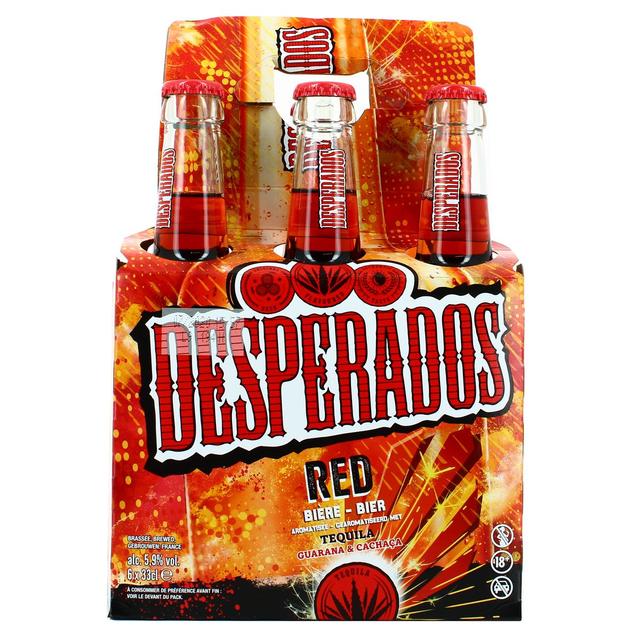 3119780256136 - Desperados Red - Bière aromatisée téquila, guarana, cachaca 5.9°