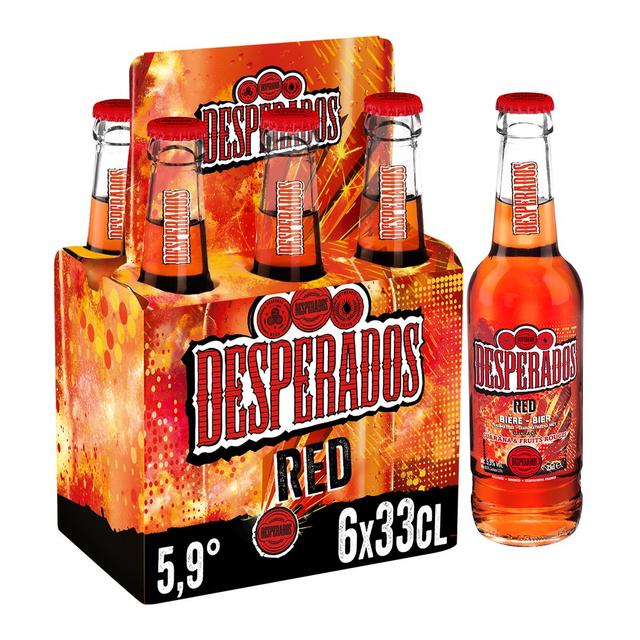 3119780256136 - Desperados Red - Bière aromatisée téquila, guarana, cachaca 5.9°
