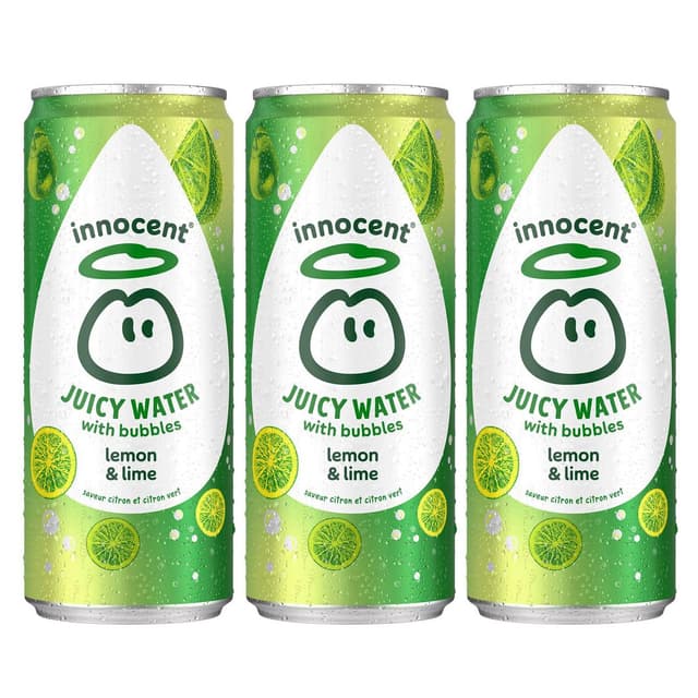 5038862003445 - innocent - Juicy Water Pétillante Citron - Citron Vert