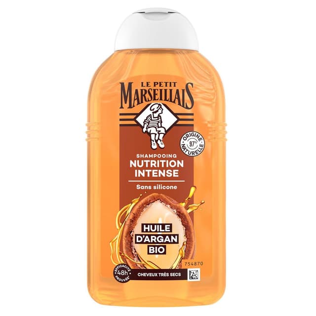 3574661537436 - Le Petit Marseillais - Shampooing Nutrition Intense Huile d'Argan BIO