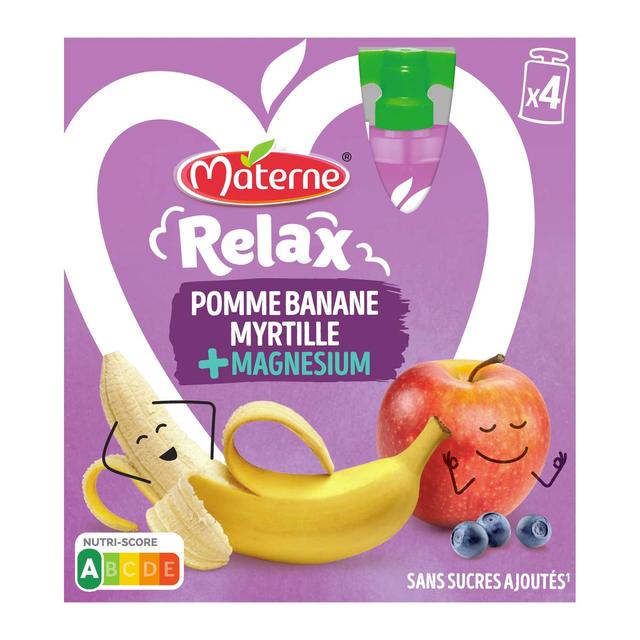 3021761208136 - Materne - Compotes Pomme Banane Myrtille 
