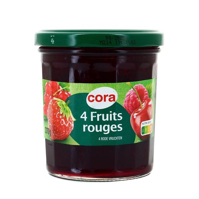 3257980018236 - Cora - Confiture aux 4 fruits rouges